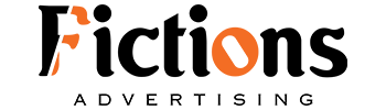 main website logo of Fictions Advertising